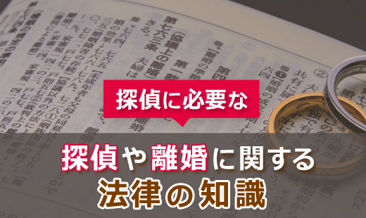探偵に必要な探偵や離婚に関する法律の知識